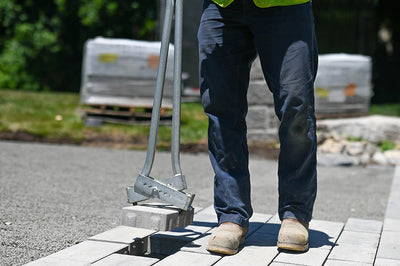 Paver Puller is the perfect Paver Extractor that will remove pavers without bending over and pinching your fingers.