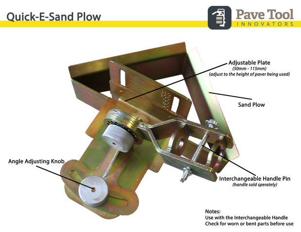 Quick-E-Sand PlowQuick-E-Sand Plow, Sand Plow for Pulling Sand away from a paver edge for a level setting bed for Quick-E-Hybrid Edging, Edging, Hybrid Edging