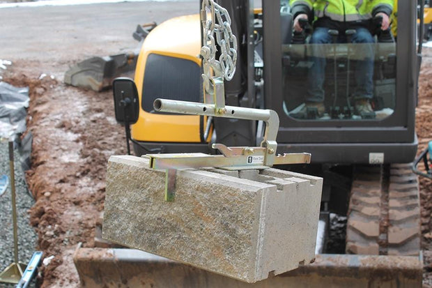 BL100 Block Clamp great for Wall Base Setting to pick up your wall block