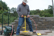 Pave Tools Natural Stone, West Cast, Slabs, Pavers, T-Handle, 6x6 Pad, 10x10 Pad, 25' Hose, Quiet, Compressor Needed, No bending Over, Suction Equipment