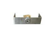 gas shut off valve for gas fire pits made of galvanized steel